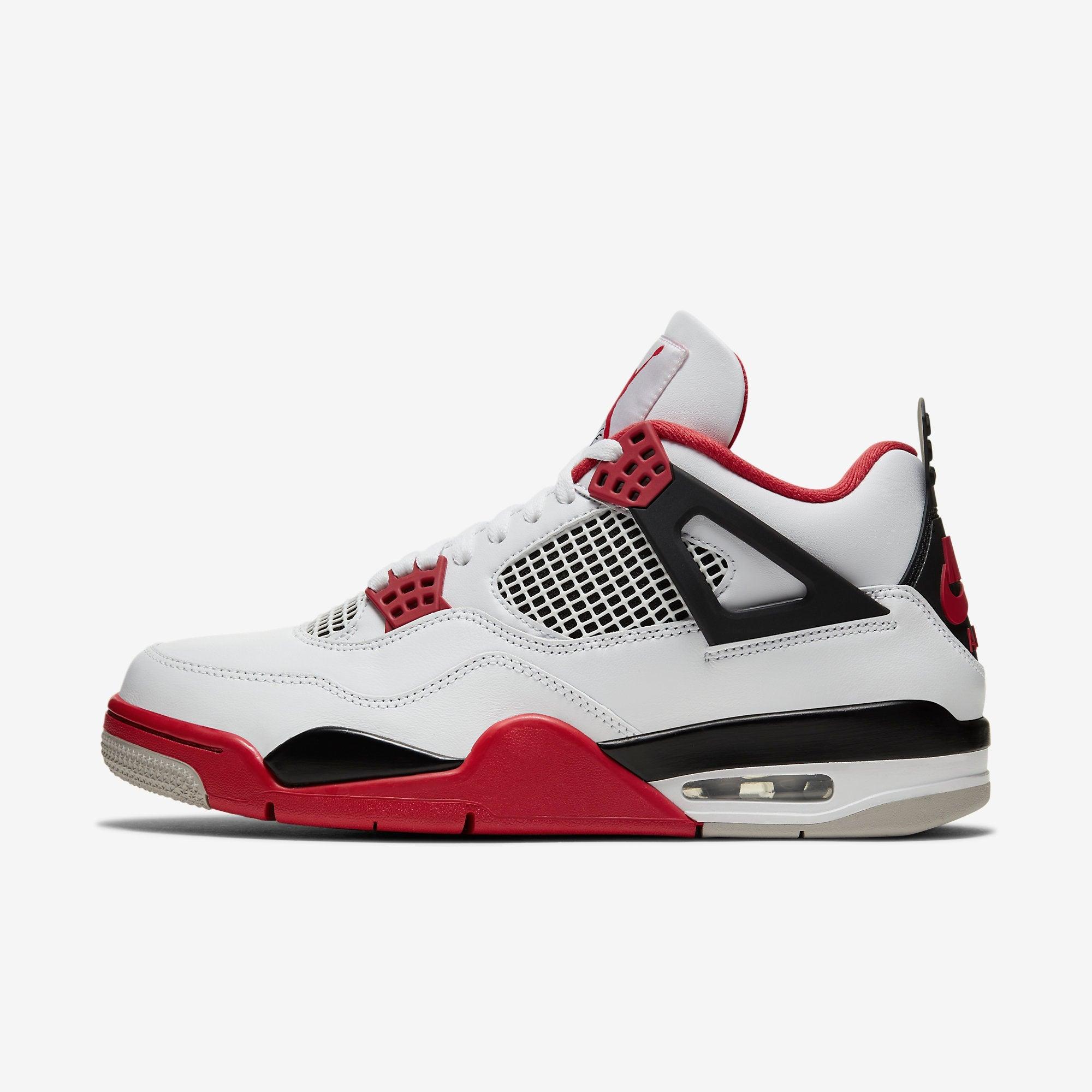 e43e2004b98e697b015078522890632a_1603765316 Air Jordan Retro 4 - White/Red/Black - Foot Arena